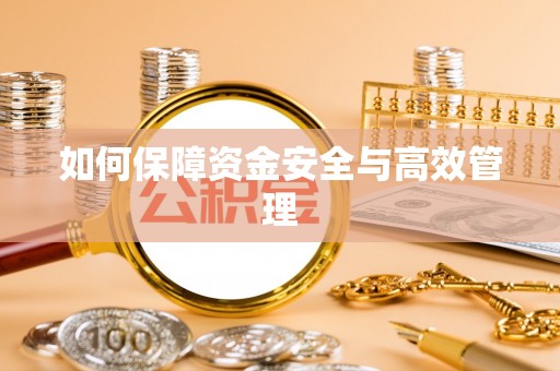 温县如何保障资金安全与高效管理