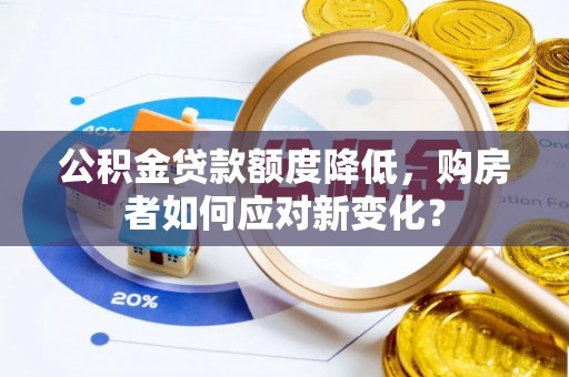 温县公积金贷款额度降低，购房者如何应对新变化？