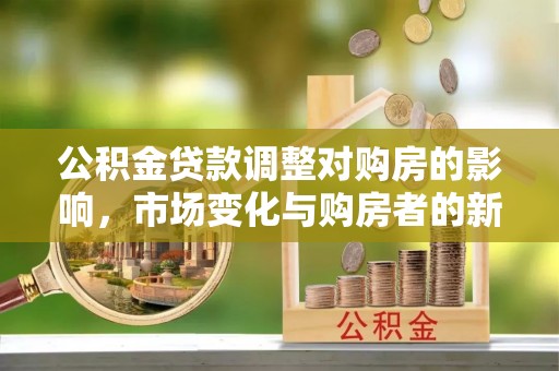 温县公积金贷款调整对购房的影响，市场变化与购房者的新选择