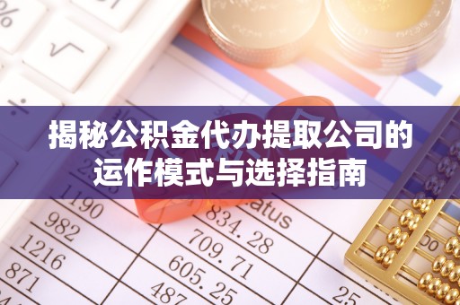 温县揭秘公积金代办提取公司的运作模式与选择指南