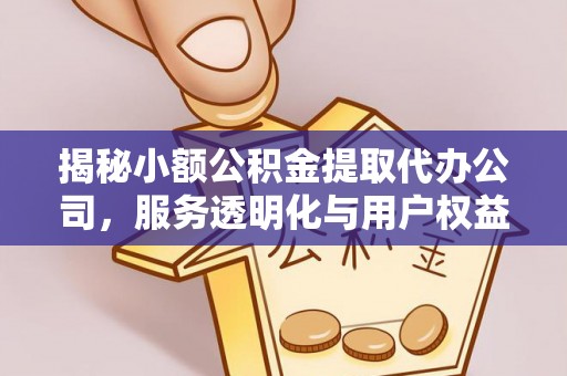 温县揭秘小额公积金提取代办公司，服务透明化与用户权益保障