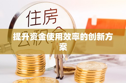 温县提升资金使用效率的创新方案
