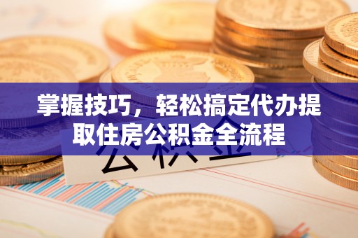 温县掌握技巧，轻松搞定代办提取住房公积金全流程