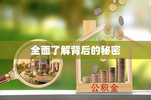 温县全面了解背后的秘密
