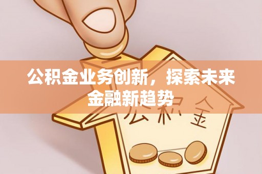 温县公积金业务创新，探索未来金融新趋势