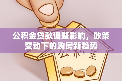 温县公积金贷款调整影响，政策变动下的购房新趋势