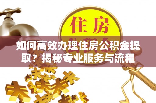 温县如何高效办理住房公积金提取？揭秘专业服务与流程