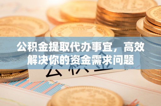 温县公积金提取代办事宜，高效解决你的资金需求问题