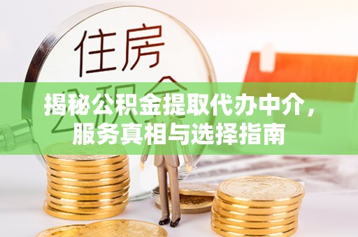 温县揭秘公积金提取代办中介，服务真相与选择指南