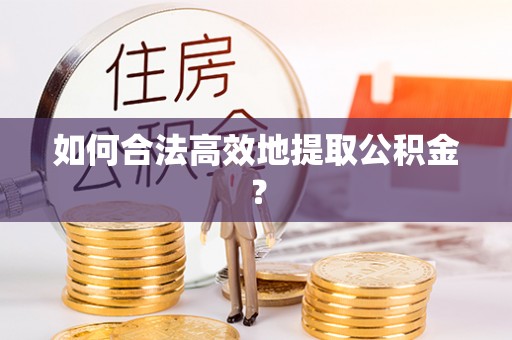 温县如何合法高效地提取公积金？